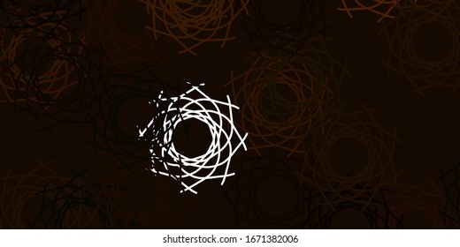 Light Orange vector background with random forms. Colorful illustration with simple gradient shapes. Smart design for your business.