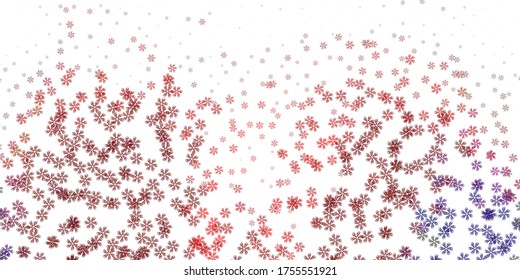 Light orange vector background with random forms. Simple design in abstract style with gradient forms. Modern design for your ads.