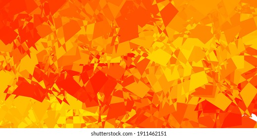 Light orange vector background with random forms. Illustration with colorful shapes in abstract style. Modern design for your ads.