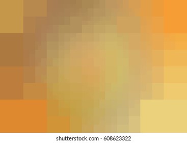 Light Orange vector Background rectangles and squares. Style Patchwork and Quilt. Geometric sample. Repeating routine with rectangle shapes.
