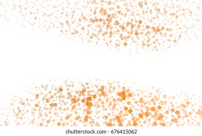 Light Orange vector background of rectangles and squares. Style quilt and blanket. Geometrical rectangular pattern. Repeating pattern with rectangle shapes.