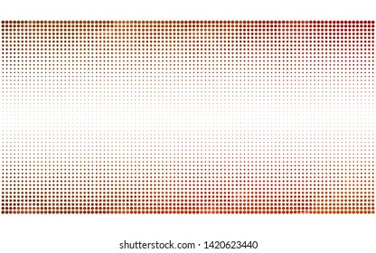 Light Orange vector  background with spots. Blurred decorative design in abstract style with bubbles. Design for your business advert.