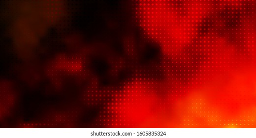 Light Orange vector background with spots. Abstract decorative design in gradient style with bubbles. Design for your commercials.