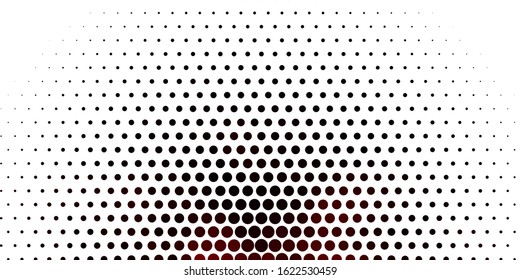 Light Orange vector background with spots. Colorful illustration with gradient dots in nature style. Pattern for wallpapers, curtains.