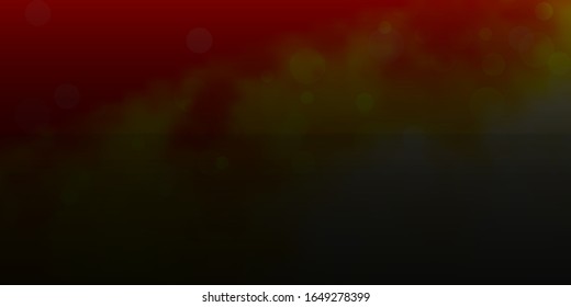 Light Orange vector background with spots. Abstract illustration with colorful spots in nature style. Pattern for websites.