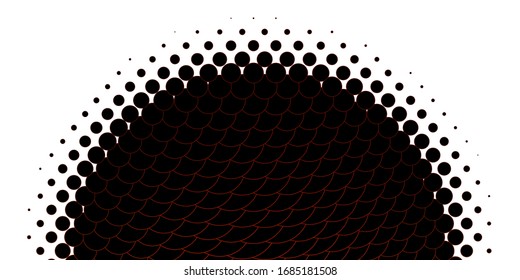 Light Orange vector background with spots. Illustration with set of shining colorful abstract spheres. Pattern for booklets, leaflets.