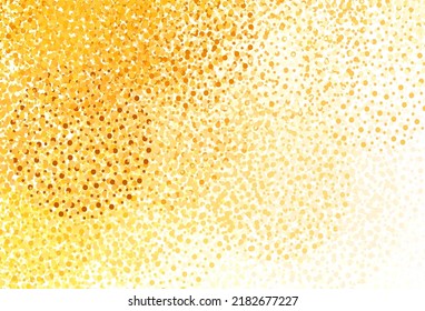 Light Orange vector background with spots. Beautiful colored illustration with blurred circles in nature style. Pattern for ads, leaflets.