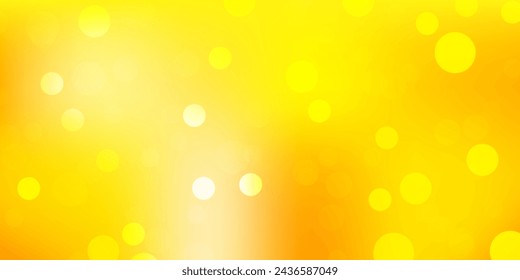 Fondo de vector naranja claro con manchas. Ilustración abstracta moderna con formas de círculos coloridos. Patrón para folletos, folletos.