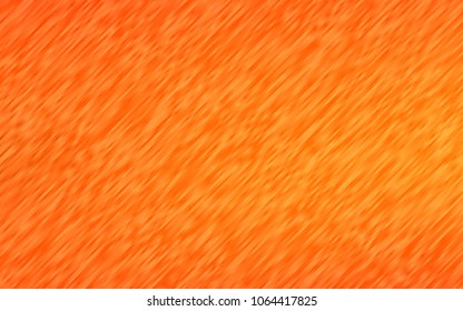 Light Orange vector background with straight lines. Glitter abstract illustration with colored sticks. Best design for your ad, poster, banner.
