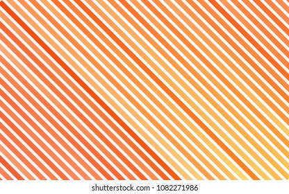 Light Orange vector background with straight lines. Shining colored illustration with narrow lines. The pattern can be used for busines ad, booklets, leaflets
