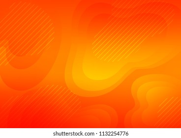 Light Orange vector background with straight lines. Glitter abstract illustration with colored sticks. The pattern can be used for busines ad, booklets, leaflets