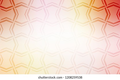 Light Orange vector background with straight lines. Modern geometrical abstract illustration with Lines. Best design for your ad, poster, banner.
