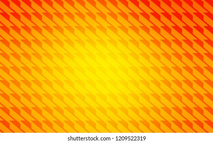 Light Orange vector background with straight lines. Shining colored illustration with sharp stripes. Pattern for your busines websites.