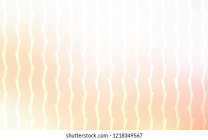 Light Orange vector background with straight lines. Blurred decorative design in simple style with lines. The pattern for ad, booklets, leaflets.