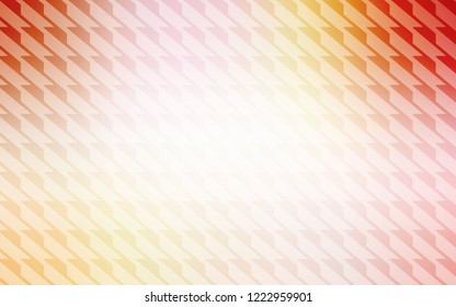 Light Orange vector background with straight lines. Colorful shining illustration with lines on abstract template. Pattern for ad, booklets, leaflets.