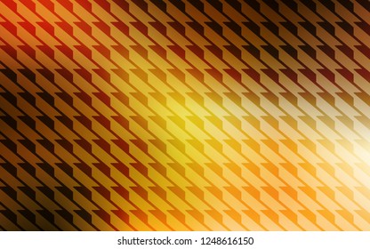 Light Orange vector background with straight lines. Blurred decorative design in simple style with lines. Smart design for your business advert.