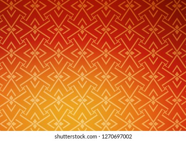 Light Orange vector background with straight lines. Blurred decorative design in simple style with lines. Smart design for your business advert.