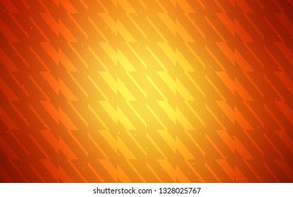 Light Orange vector background with straight lines. Modern geometrical abstract illustration with Lines. Pattern for ad, booklets, leaflets.