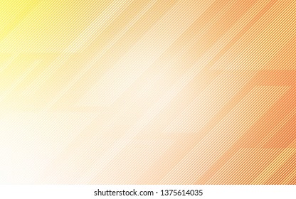 Light Orange vector background with straight lines. Modern geometrical abstract illustration with Lines. Best design for your ad, poster, banner.