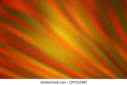 Light Orange vector background with straight lines. Glitter abstract illustration with colorful sticks. Smart design for your business advert.