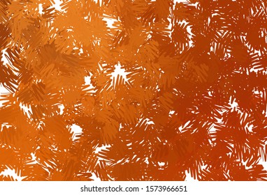 Light Orange vector background with straight lines. Colorful shining illustration with lines on abstract template. Smart design for your business advert.