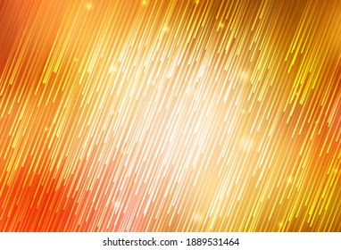 Fondo vectorial de color naranja claro con líneas rectas. Ilustración abstracta geométrica moderna con Líneas. Patrón para los sitios web de su empresa.