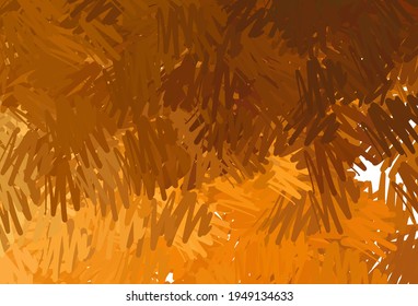 Light Orange vector background with straight lines. Shining colored illustration with sharp stripes. Pattern for ad, booklets, leaflets.