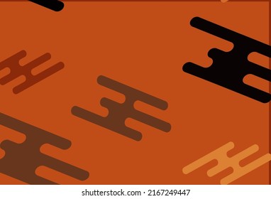 Light Orange vector background with straight lines. Blurred decorative design in simple style with lines. Pattern for ads, posters, banners.