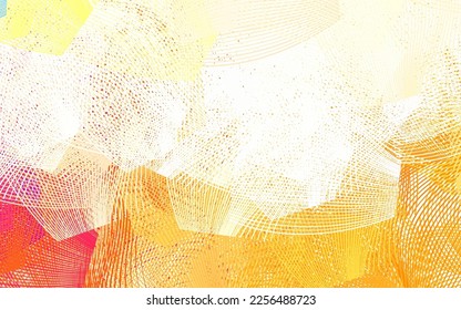 Light Orange vector background with straight lines. Glitter abstract illustration with colorful sticks. Pattern for ad, booklets, leaflets.