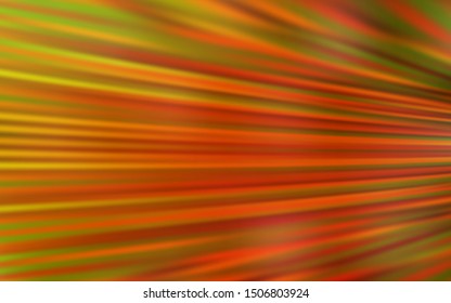 Light Orange vector background with stright stripes. Colorful shining illustration with lines on abstract template. Pattern for ad, booklets, leaflets.