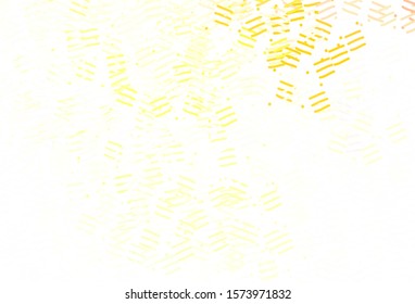 Light Orange vector background with stright stripes. Colorful shining illustration with lines on abstract template. Pattern for ad, booklets, leaflets.