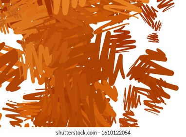 Light Orange vector background with stright stripes. Lines on blurred abstract background with gradient. Pattern for ad, booklets, leaflets.