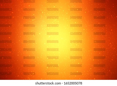 Light Orange vector background with stright stripes. Modern geometrical abstract illustration with Lines. Best design for your ad, poster, banner.