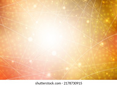 Light Orange vector background with stright stripes. Shining colored illustration with sharp stripes. Pattern for ad, booklets, leaflets.