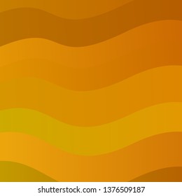 Light Orange vector background with wry lines. Colorful illustration, which consists of curves. Pattern for commercials, ads.