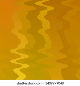 Light Orange vector background with wry lines. Gradient illustration in simple style with bows. Template for your UI design.