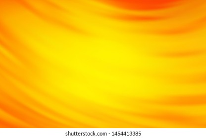 Light Orange vector background with wry lines. A sample with colorful lines, shapes. A completely new design for your business.