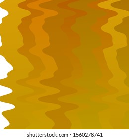 Light Orange vector background with wry lines. Gradient illustration in simple style with bows. Template for your UI design.