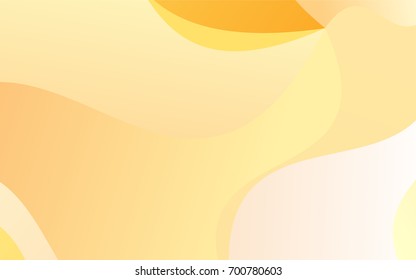 Light Orange vector bandy background. blurred geometric sample with gradient.  Brand-new style for your business design.
