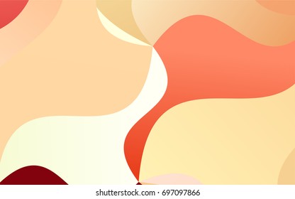 Light Orange vector bandy template. blurred geometric sample with gradient.  The best blurred design for your business.