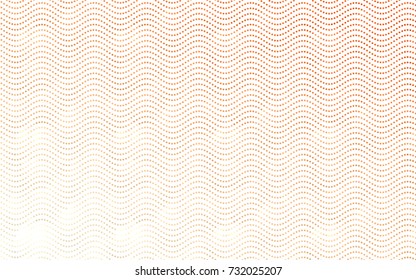 Light Orange vector banner with circles, spheres. Abstract spots. Background of Art bubbles in halftone style with colored gradient.