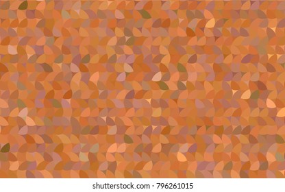 Light Orange vector banner with circles, spheres. Abstract spots. Background of Art bubbles in halftone style with colored gradient.