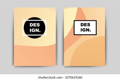 Light Orange vector banner for websites. Modern abstract design concept with colorful gradient. New design for a poster, banner of your website.