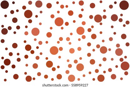 Light Orange Vector banners set of circles, spheres. Abstract Circles. Art Vector Background.
