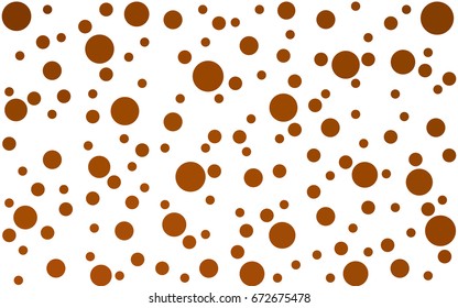 Light Orange vector banners set of circles, spheres. Abstract spots. Art Background of bubbles in halftone style with colored gradient.