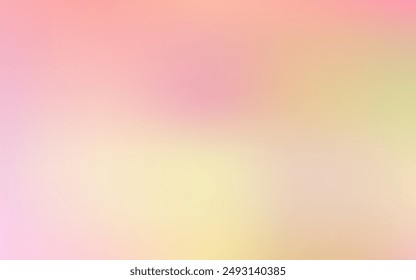 Light orange vector blur backdrop. Blurred abstract gradient illustration in simple style. Sample for your designs.