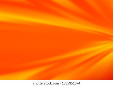 Light Orange vector blur pattern. Colorful illustration in abstract style with gradient. The blurred design can be used for your web site.
