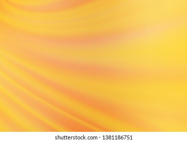Light Orange vector blur pattern. Glitter abstract illustration with an elegant design. The blurred design can be used for your web site.