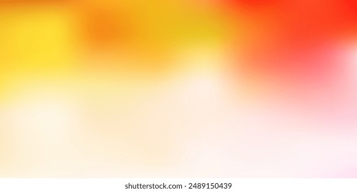 Light orange vector blur pattern. Colorful illustration with gradient in abstract style. Background for web designers.