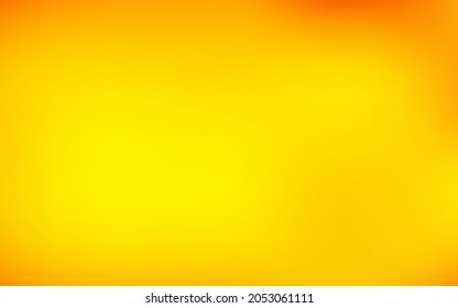 Light orange vector blur template. Abstract colorful illustration in blur style with gradient. Your design for applications.